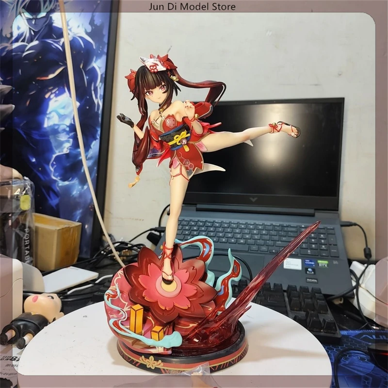 28cm Honkai: Star Rail Sparkle Kick Popular Game Girl Figure Model Statue Boys Collection Desktop Decoration Ornament Toys Gifts