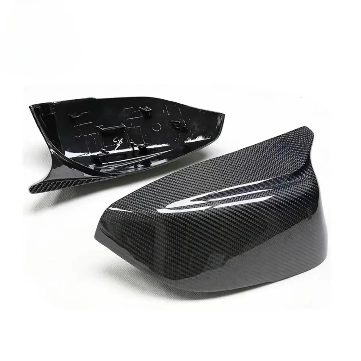 

MRD For Q50 Q60 M Style V1 ABS+Carbon Fiber Rearview mirror Cover mirror caps carbon fiber accessories black honeycomb