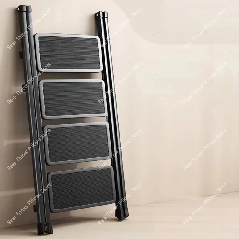 Home Folding Telescopic Ladder Thickened Stairs Small Step Stools Simple Step Ladders Multi-functional Kitchen Climbing Ladder