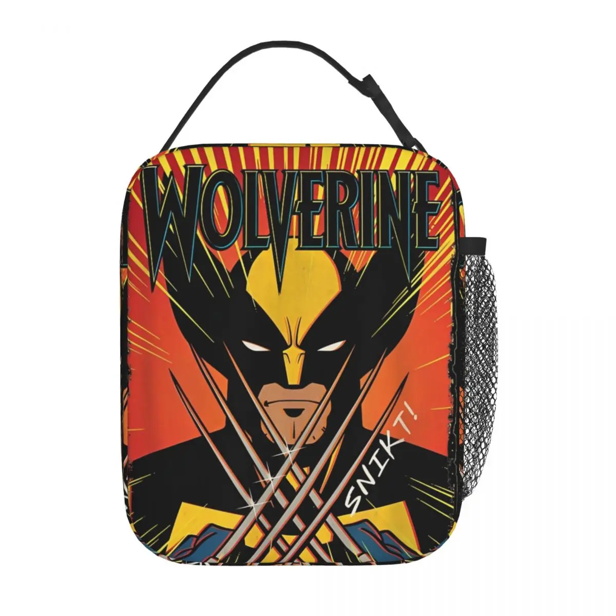 Studios X-Men -97 Wolverine Claws Snikt Insulated Lunch Bags Food Container Bags Portable Thermal Cooler Lunch Boxes For Picnic