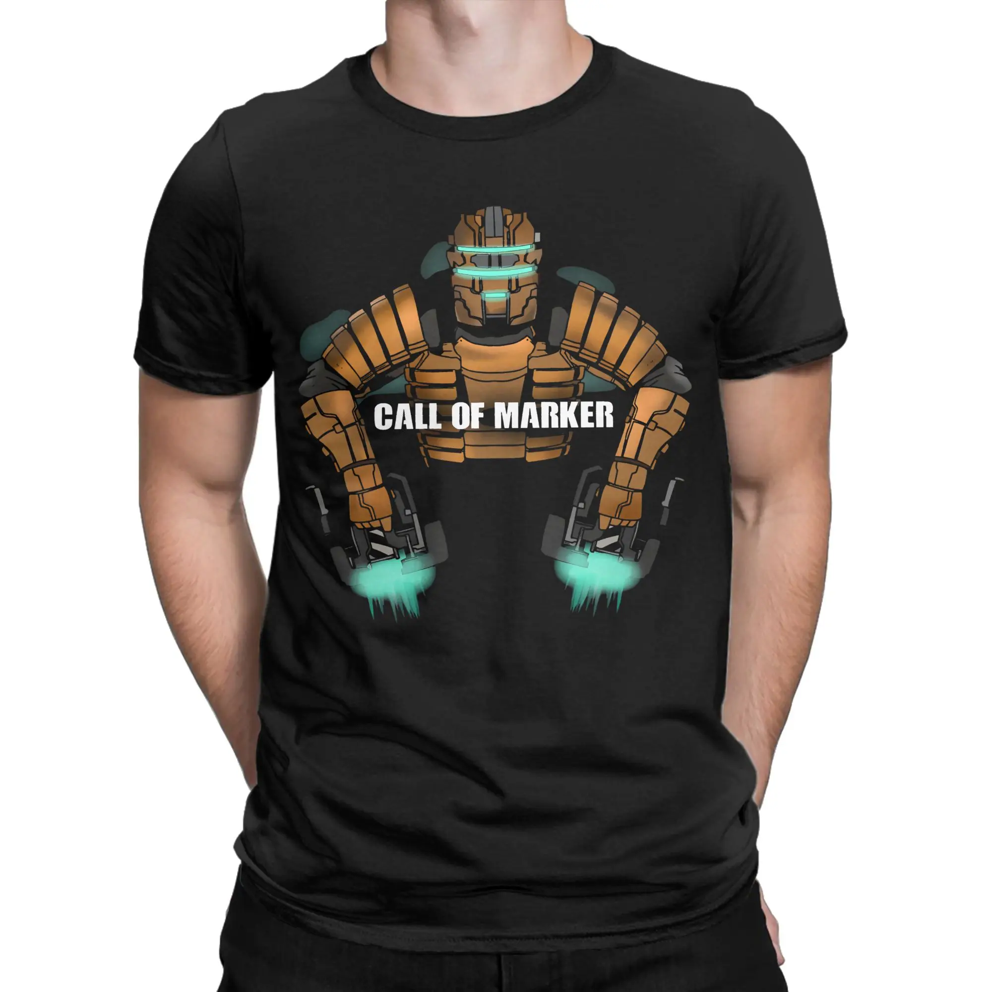 Dead Space Call of the Marker  T Shirts 100% Cotton Vintage T-Shirts Round Neck  Tee Shirt Short Sleeve Clothes Gift Idea