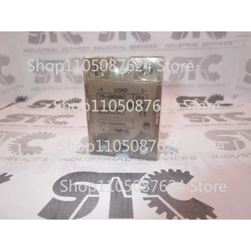 SS    XSSR-AA4825 Solid State Relay 25A Load 75-480 VAC / Control 80-250VAC