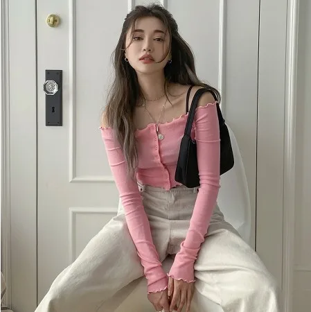 Short Sleeve Long Jazz Dance Outfit Women's Sexy Team Hip Hop Performance Clothes Korean Style Commute Cotton T-shirt