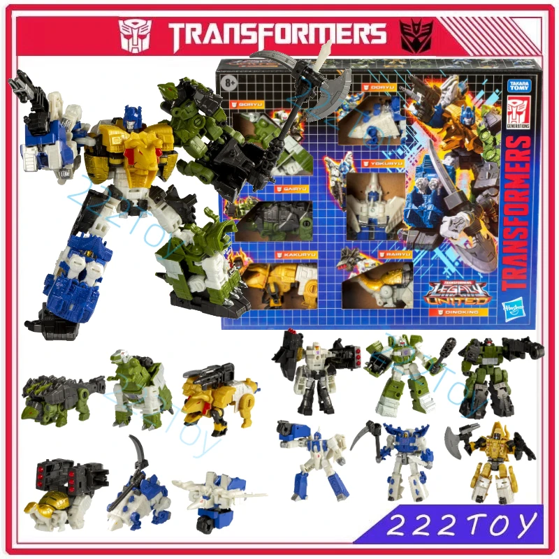 

New Transformers Toys Legacy United Gairyu Yokuryu kakuryu Rairyu Dinoking Action Figures Robot Toy Collectibles Hobbies Gifts