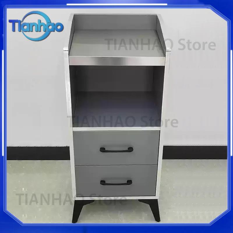 Mobile Barber Shop Tool Cabinet Salon Special Desk Storage Locker with Drawer for Hair Styling Tools