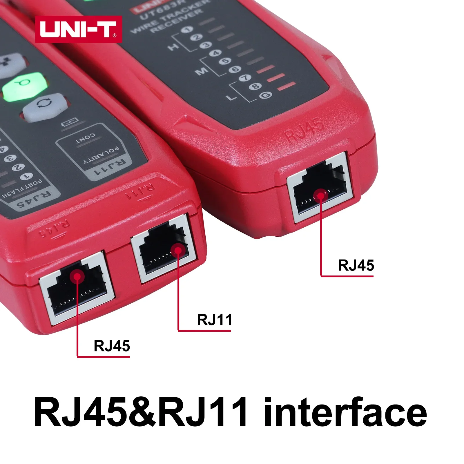 UNI-T UT683KIT Network Wire Tracer RJ45 RJ11 Interface Telephone Line Finder NCV Function