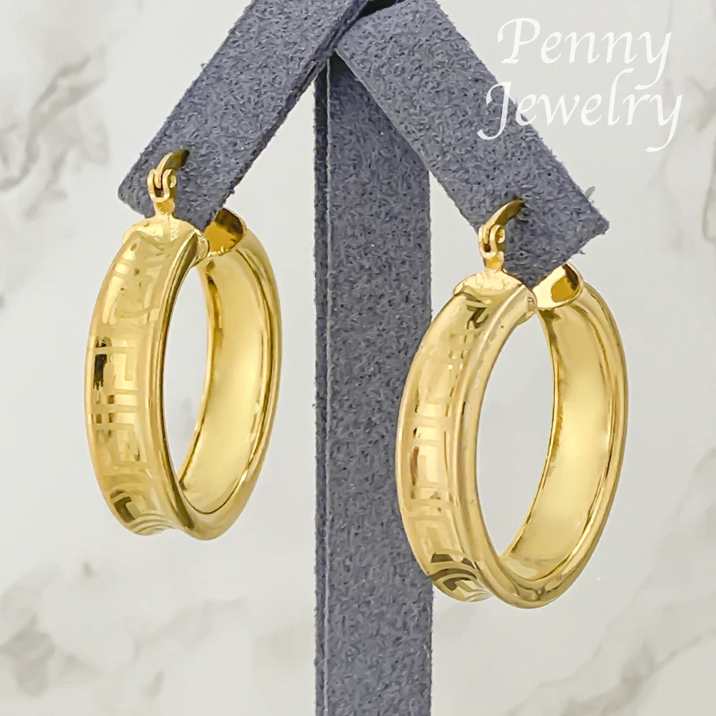 Pendiente circular de lujo para mujer, aretes redondos de cobre chapados en oro de 18 quilates, regalos de boda para fiesta, conjuntos de joyería italiana africana