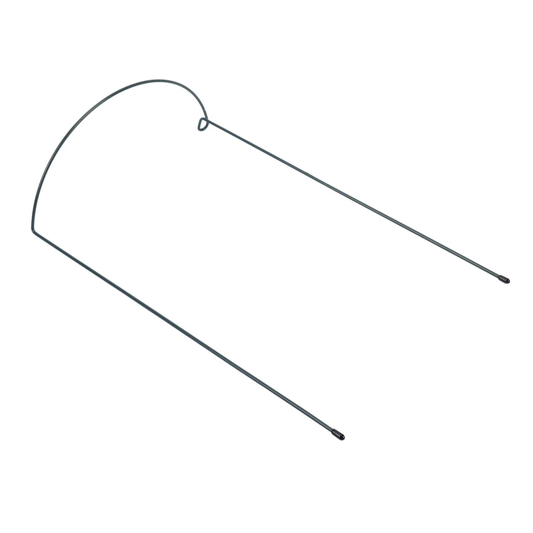 

AB35-16 Pack Plant Support Stake Metal Garden Plant Stake Green Half Round Plant Support Ring Plant Cage Plant Support