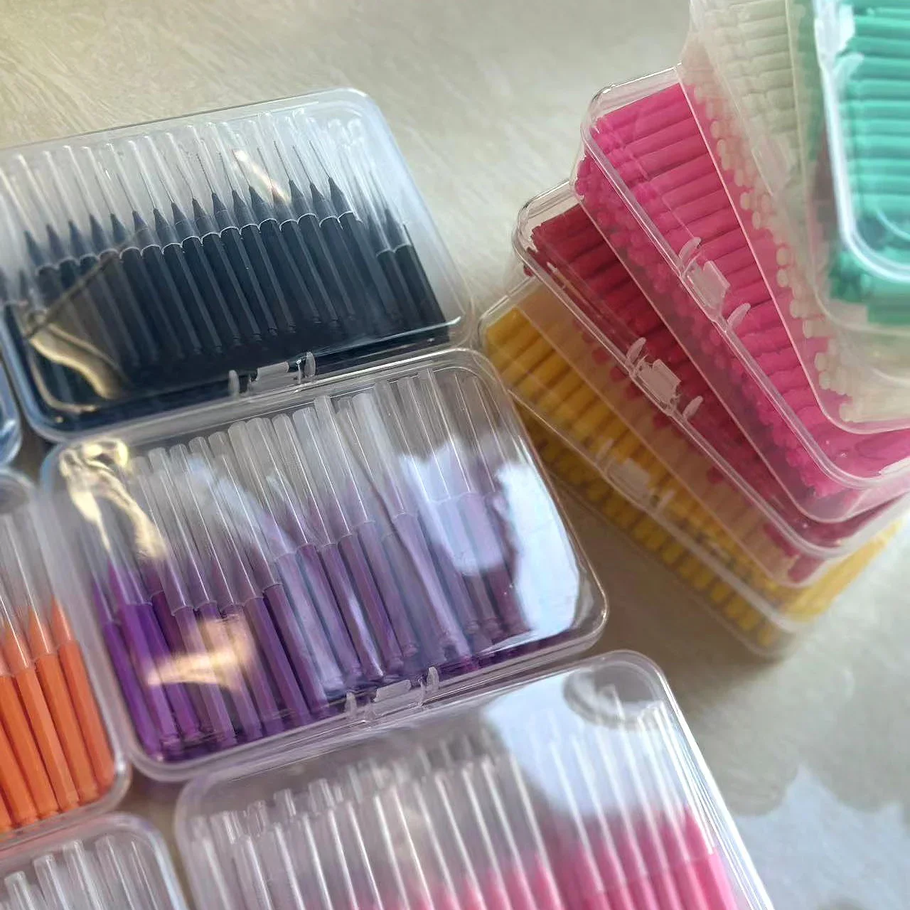 100 Stück Box Interdentalbürsten Zahnpflege Interdentale Reiniger Kieferorthopädische Zahnbürste Mundhygiene-Werkzeug – Detail 13