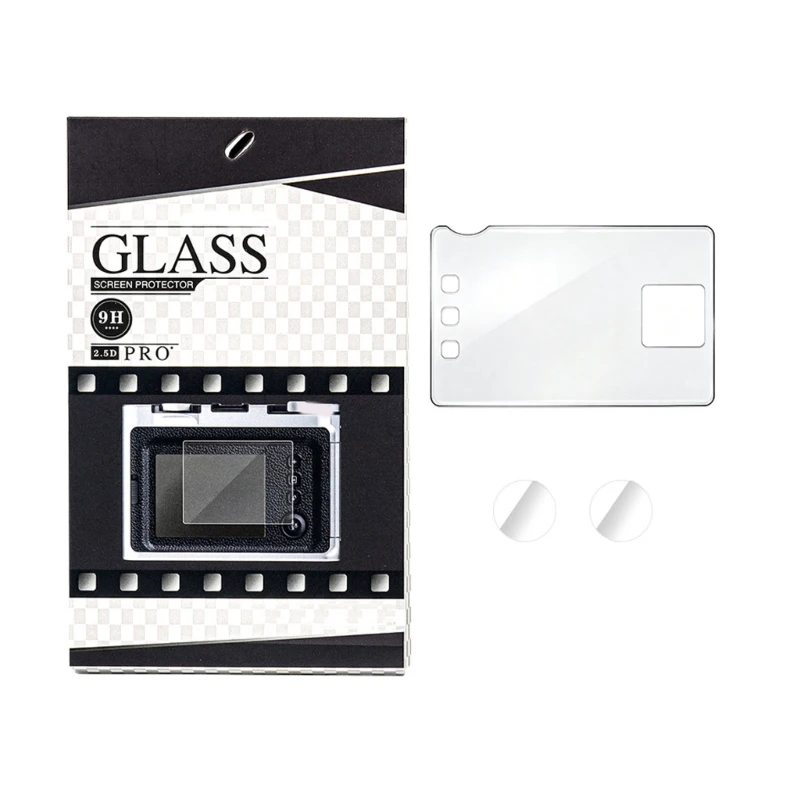 U55B Camera Viewfinder and Screen Tempered Glass Film Protector Clear Daily Guard