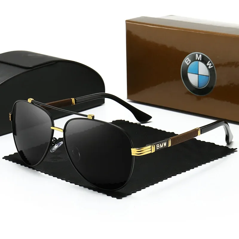 Fashion Men Sunglasses for BMW Driving Anti-Glare Large Frame Sunglasses for BMW M M3 M5 X1 X3 X5 X6 E90 E91 E92 E93 M3 E60 E61