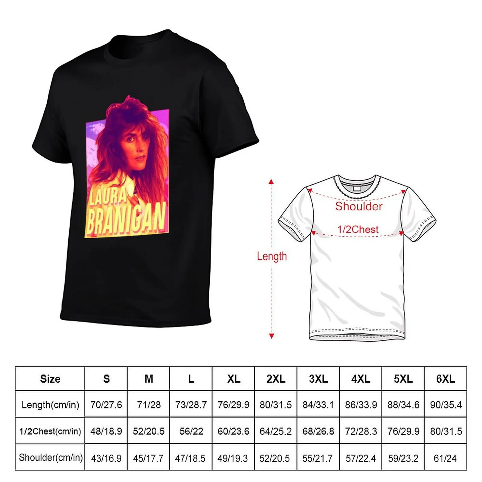 laura branigan 80s T-Shirt Short sleeve tee shirts graphic tee basketball graphic tees boys whites Men's t-shirts