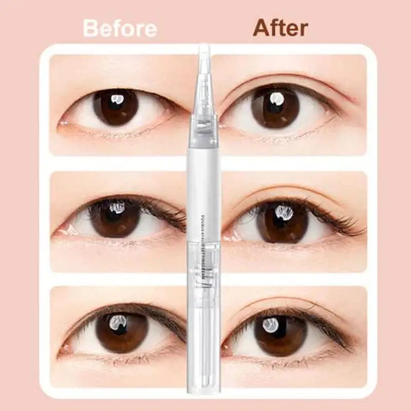 Double Eyelid Glue Eyelash Glue Clear 5ml Invisible Lash Glue Strong Hold False Eyelash Glue Waterproof Lash Glue Eyelash