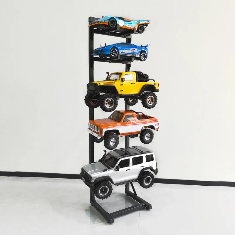 Generic RC Car Display Stand Multi Tier Vertical Floor Standing Organizer Rack For RC Model Truck Buggy Collection And Display