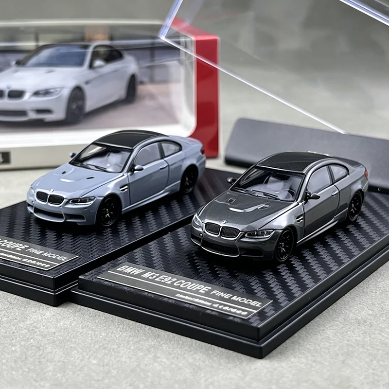 fm-1-64-m3-e92-クーペ合金車ダイキャスト＆車両カーモデルミニチュアスケールモデルカー、コレクションギフト用