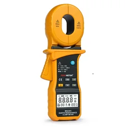 PEAKMETER Ground Resistance Clamp Meter MS2301 Auto ranging Orange 40A RMS High Sensitivity Multifunction Resistance Insulation