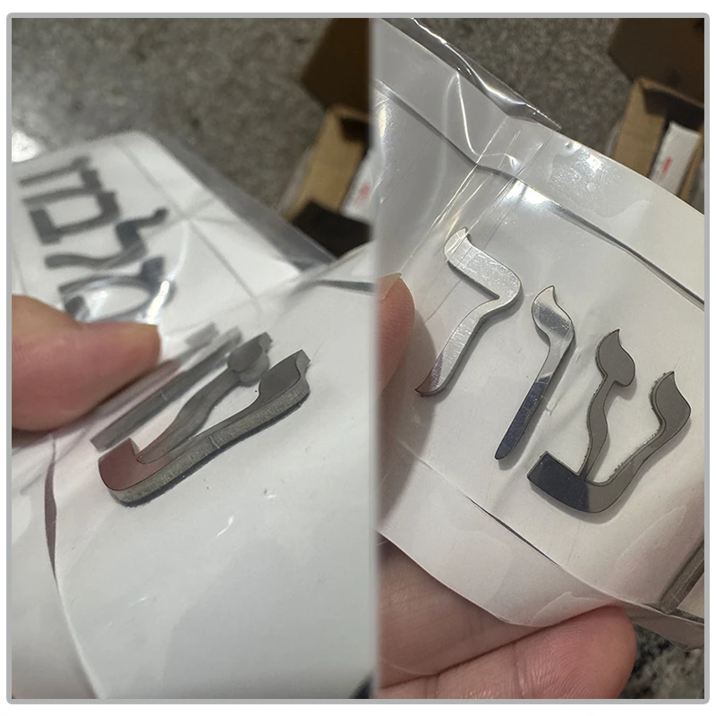 Customized 3D Metal Car Alphabet Letters Rear Emblem Badge Trunk Nameplate Decal Personalize Design
