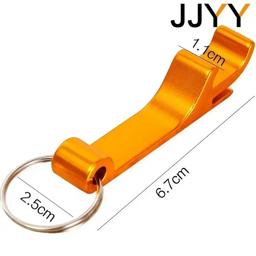 5Pcs Colorful Beer Bottle Opener with Key Chain Wedding Gifts For Guests Restaurant Promotion Giveaway Gift Wholesale