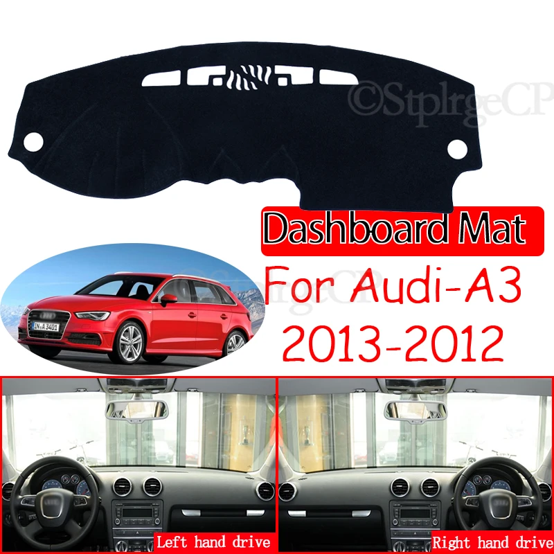 

Коврик от солнца Dashmat Protect, аксессуары для автомобильного ковра S-line 2004 2006 2011 для Audi A3 8P 2003 ~ 2012, противоскользящий коврик, чехол для приборной панели