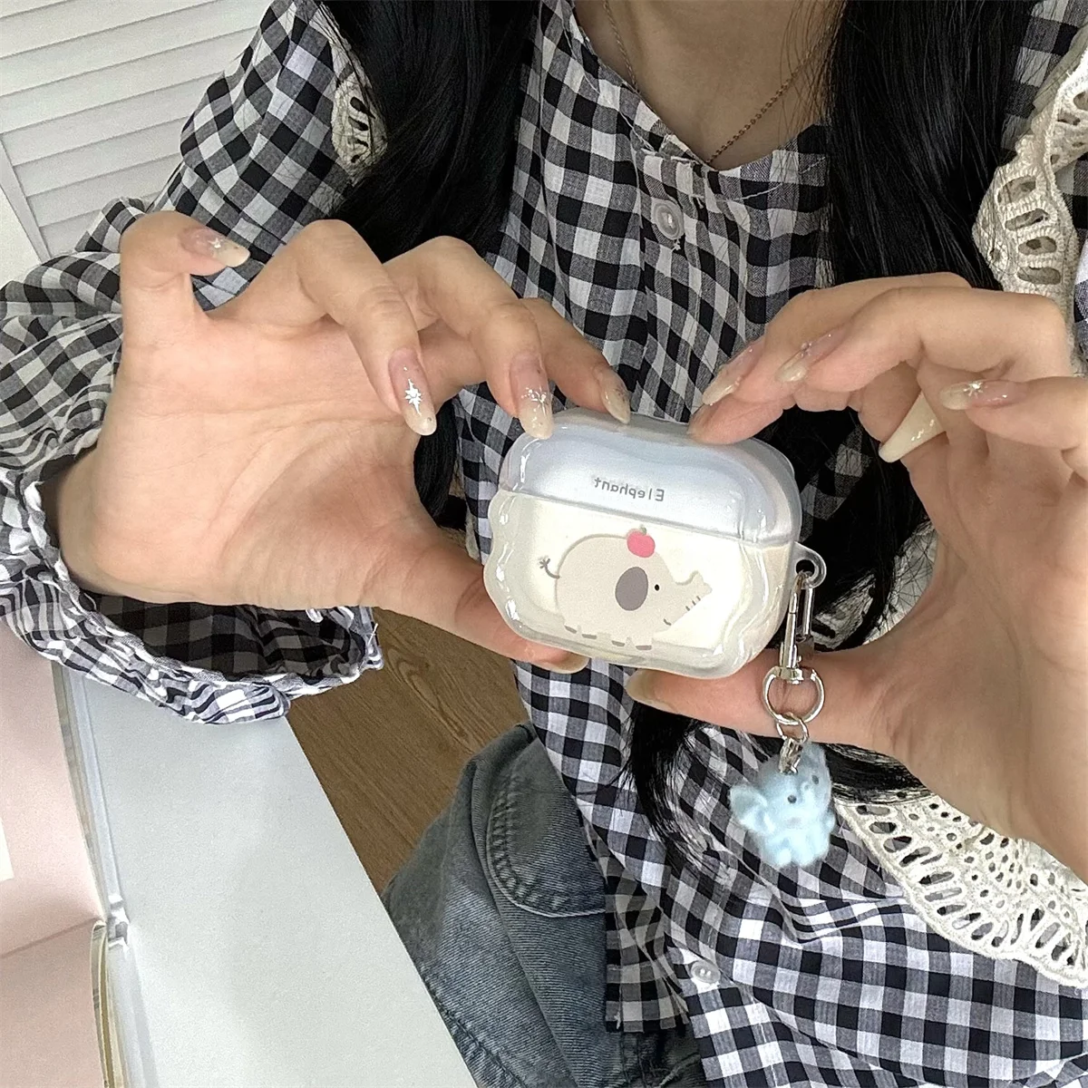 Nieuwe Kleine olifant Oortelefoon Case Voor Apple Airpods Pro 2 3 4 Hoofdtelefoon Cover Voor oortelefoon cover Siliconen Kawaii Headset Gevallen