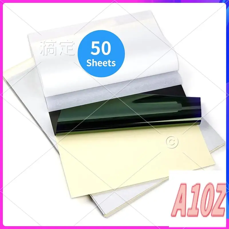 0Z-Tattoo Transfer Paper, 50 Sheets Tattoo Stencil Paper For Tattooing, Compatible With M08F Printer, A4 Size