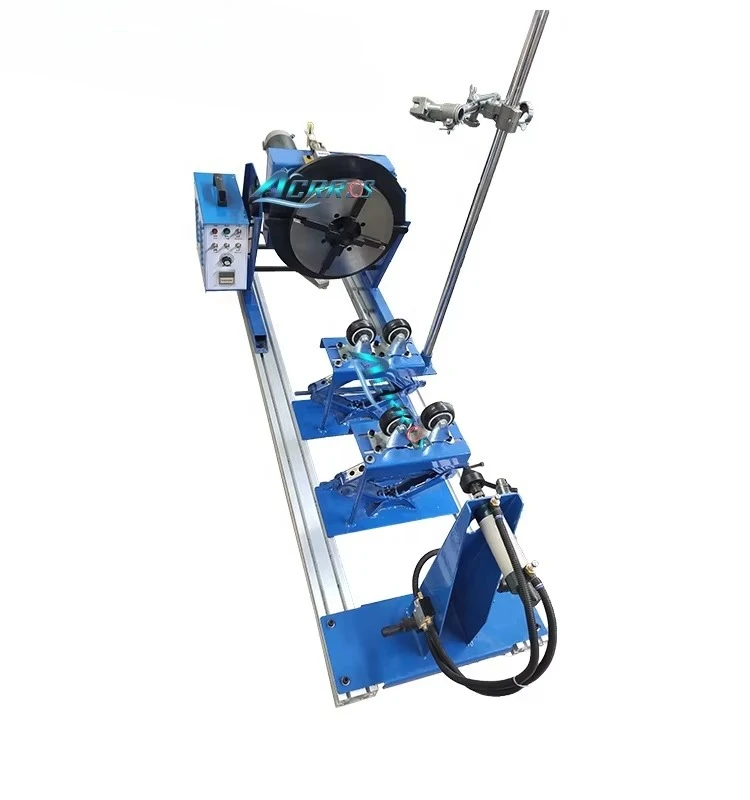 Aluminium guide rail Small automatic welding positioner 200 kg through hole 170 mm Equipment is competitive
