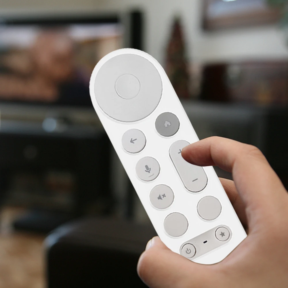 حافظة حماية لجهاز التحكم عن بعد من السيليكون، حافظة حماية عن بعد لجهاز التحكم عن بعد لجهاز Google TV Streamer 4K Remote