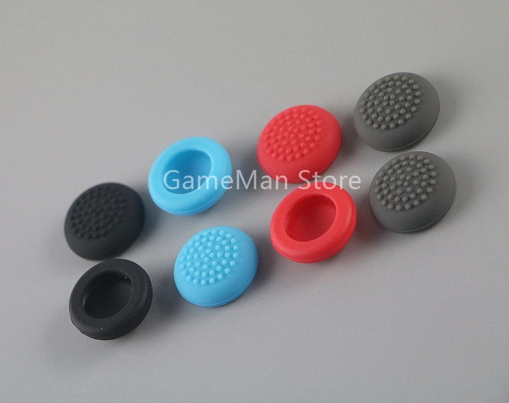 2pcs จอยสติ๊ก Caps ซิลิโคนที่มีสีสัน Analog Grip Stick ปุ่มฝาครอบสําหรับสวิทช์ NS NX อุปกรณ์เสริม
