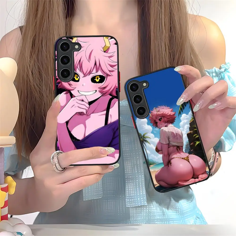 

Чехол для телефона Hero Academia Mina Ashido для Samsung Galaxy S25 S24 S23 S22 S21 Plus FE, ультрацветный силиконовый защитный красивый чехол