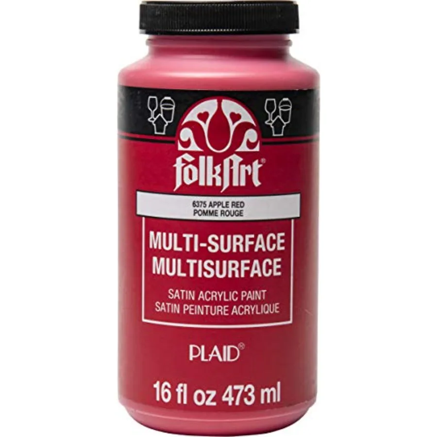 

Multi-Surface Satin Acrylic Paint in Assorted Colors, 16 oz, 16 Fl Oz