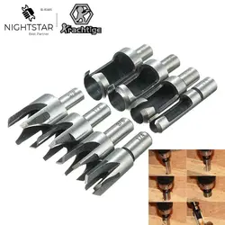 Wood Plug Cutter Cutting Drill Bits Tenon Dowel Maker Plug Hole Cutter 5/8
