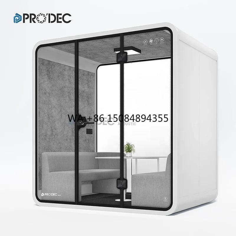 Soundproof Pod Studying 4 Person Work Telephone Booth