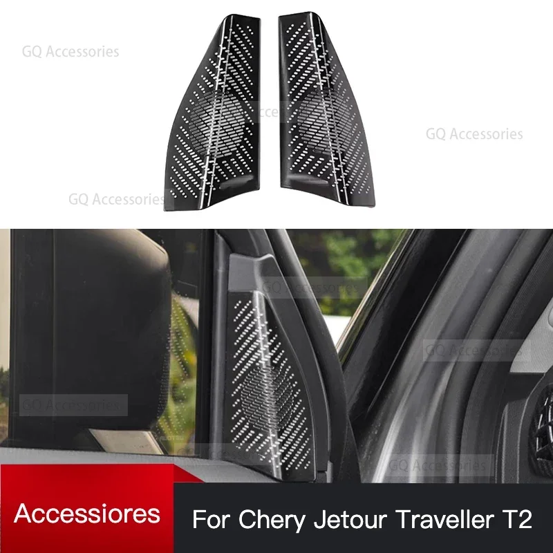 

Car A-pillar Horn Cover Fit for cherryJetour Traveller T2 2023 2024 Jetour T2 Modification Door Horn Cover Anti-scratch