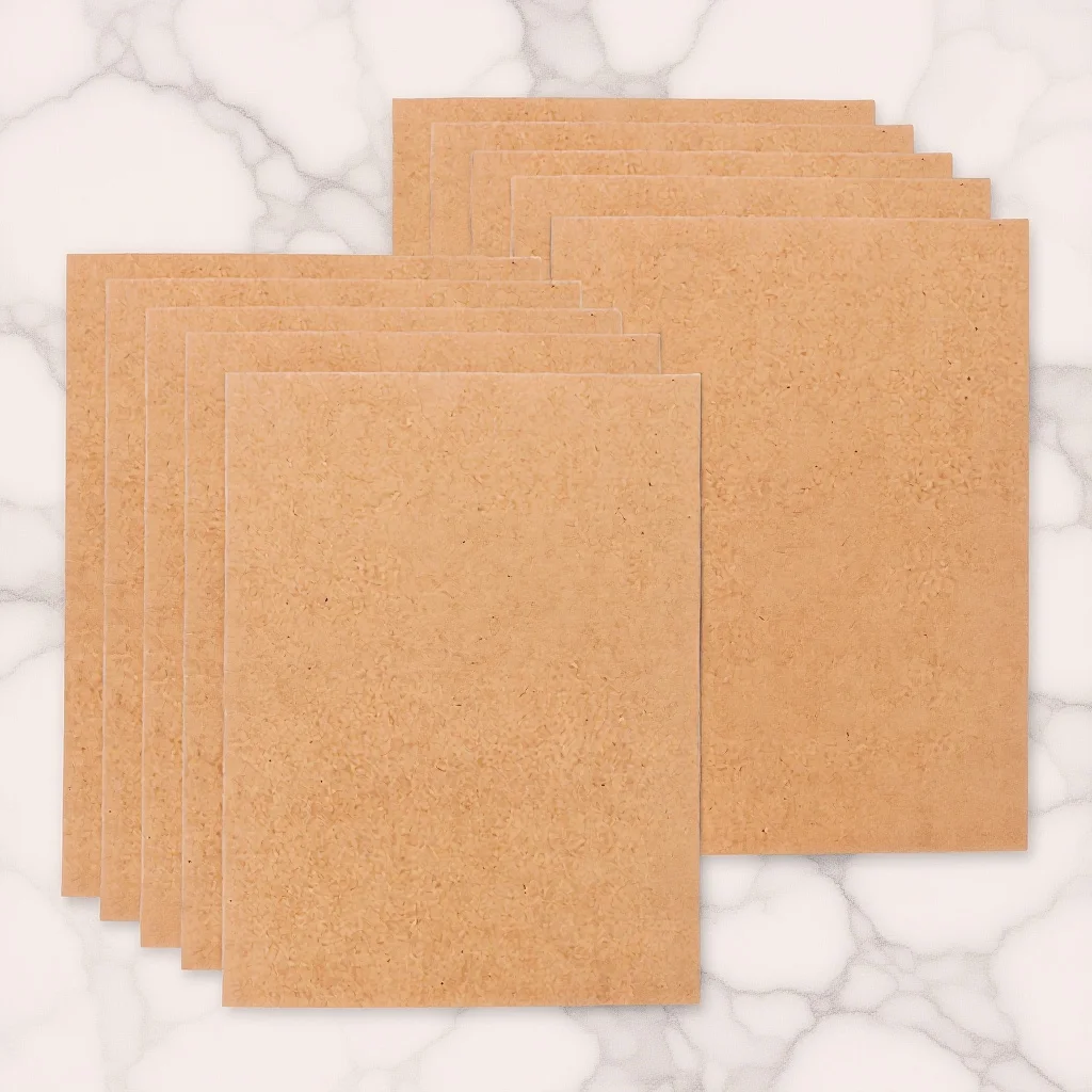 

10Pcs Paper File Folder A4 Single Slot Kraft Paper Document Organizer Office Home School Storage Holder