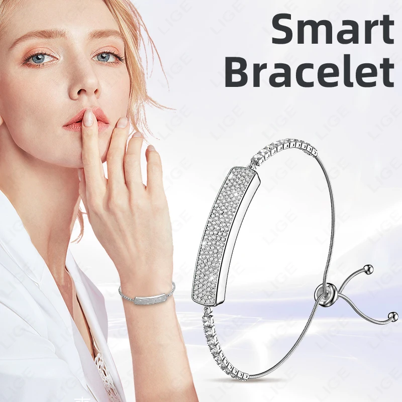 

New LIGE Women‘s Smart Watch Multiple Sports Modes 5ATM Waterproof Sleep Monitoring Smart Bracelet Smart watchs For Android lOS