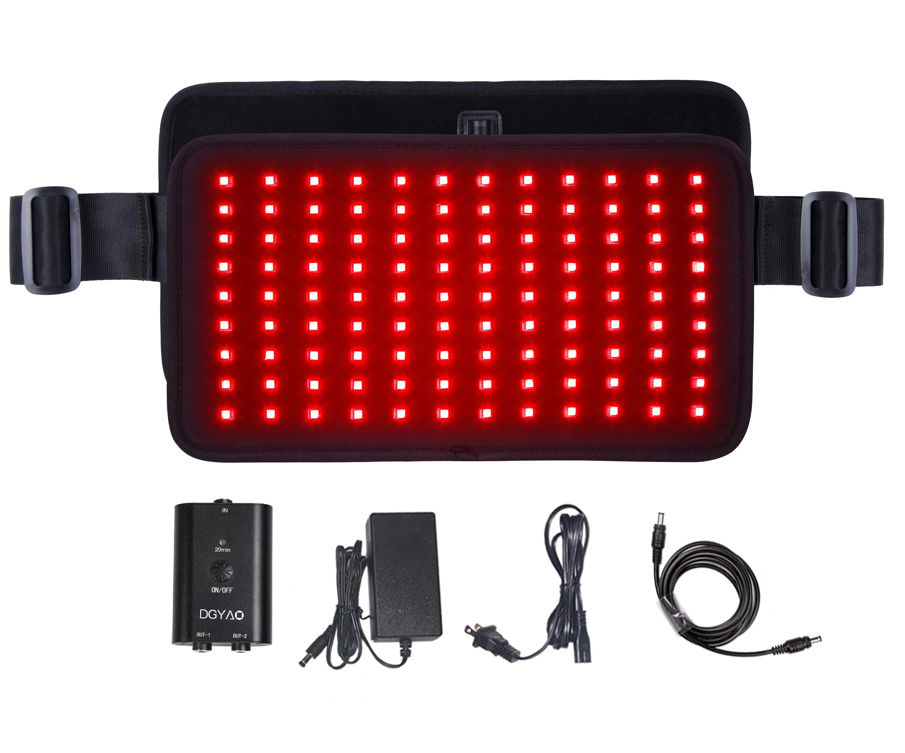 

STLFDGYAO 3-в-1 инфракрасный свет поясной ремень электрический массажер для облегчения боли в спине тела