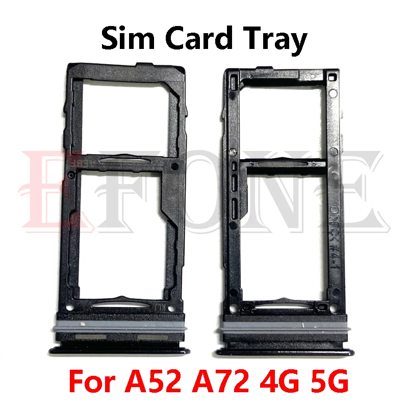 For Samsung Galaxy A52 A52s 5G A528B Reader Holder Sim Card Tray Holder Slot Adapter