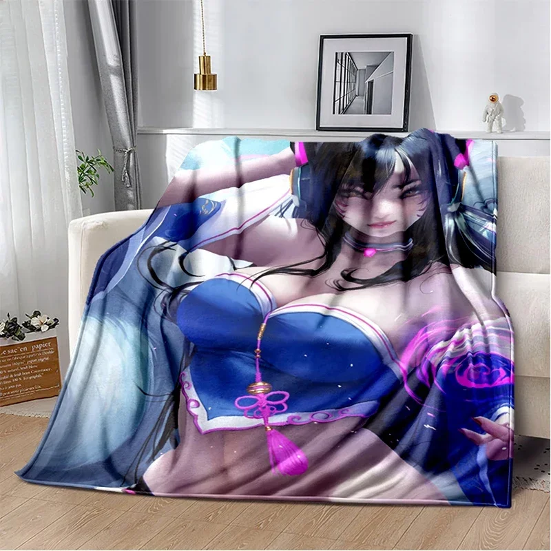 Weiches Plüsch Schlafs ofa werfen Cartoon Picknick decken moderne Flanell Decke Abdeckung gedruckt bett decke geschenk lol Spiel kda