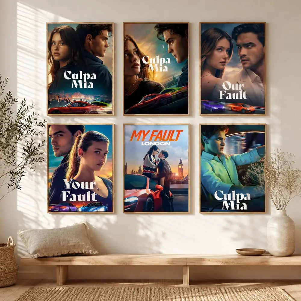 Classic Movie My F-Fault Poster Modern Canvas Wall Art High-Quality Print Poster For Hallway Living Room Home Decor