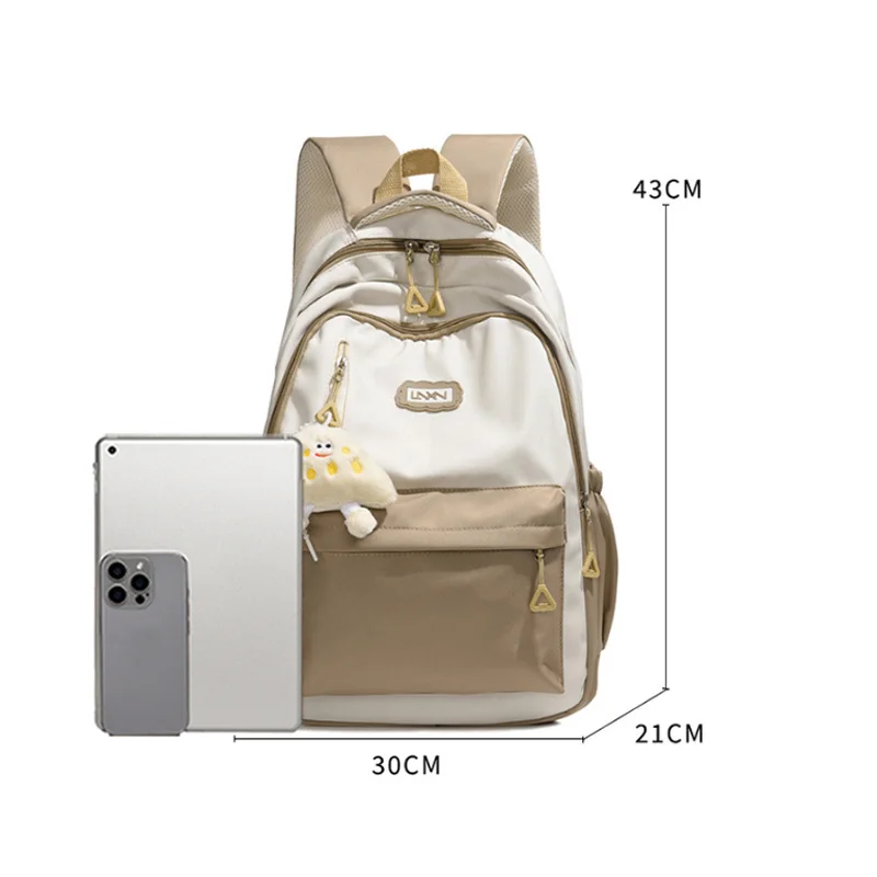 Unisex Men's backpacks for Teenage Students Schoolbag Multi-pockets Large Capacity School Backpack Junior High Capacity Bags