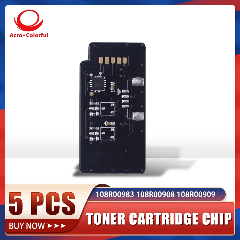 108R00983 108R00908 108R00909 CWAA0805 Compatible Toner Chip For Xerox Phaser 3140 3155 3160 Copier Printer Cartridge Chip