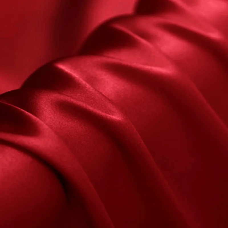 Mulberry Elastic Silk Satin Fabric for spandex Silk Dress Skirt  Wholesale 16 and 19m/m