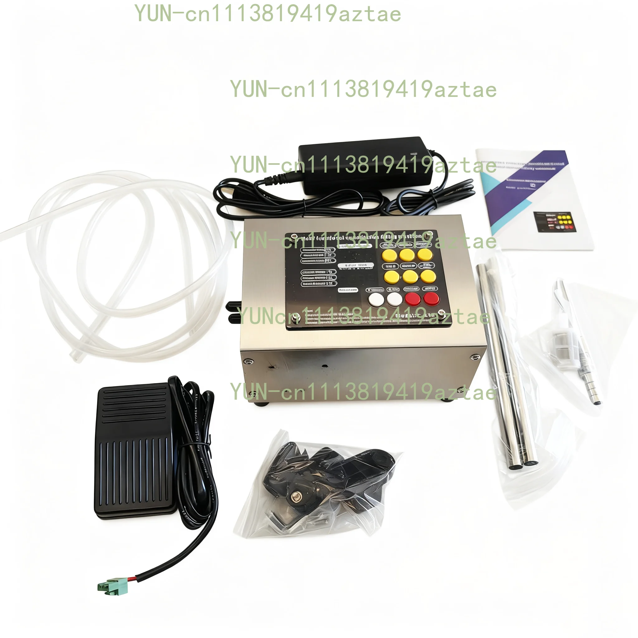 5000ml Automatic Quantitative Liquid Filler Diaphragm Pump Foot Pedal Switch For Juice Milk Sauce Water Bottling