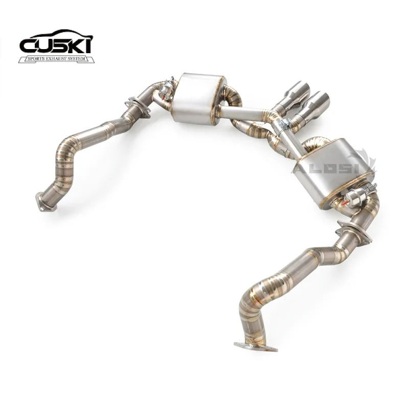 Cat-back Exhaust for Porsche Cayman GTS/ Boxster GTS   981 3.4 2012-2017 Smart Valve Exhaust System Reduce exhaust resistance