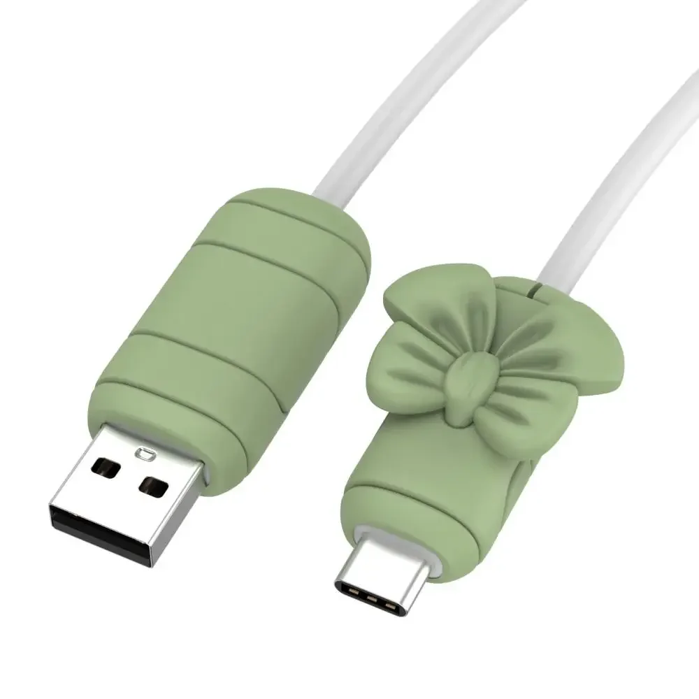 حامي كابل جديد غطاء سيليكون ناعم من النوع C حامي كابل الشاحن الملحقات العملية