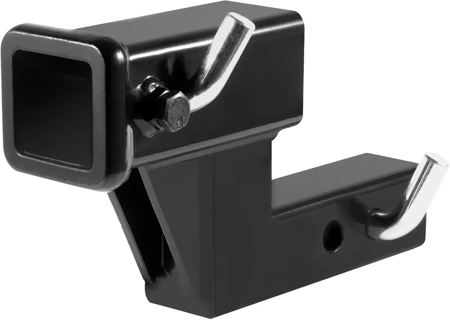 

Trailer Hitch Riser, for 2" Receiver with 4" Rise/Drop, Trailer Receiver Hitch Extender Extension Adapter, 5-1/4" and 6-3/4"