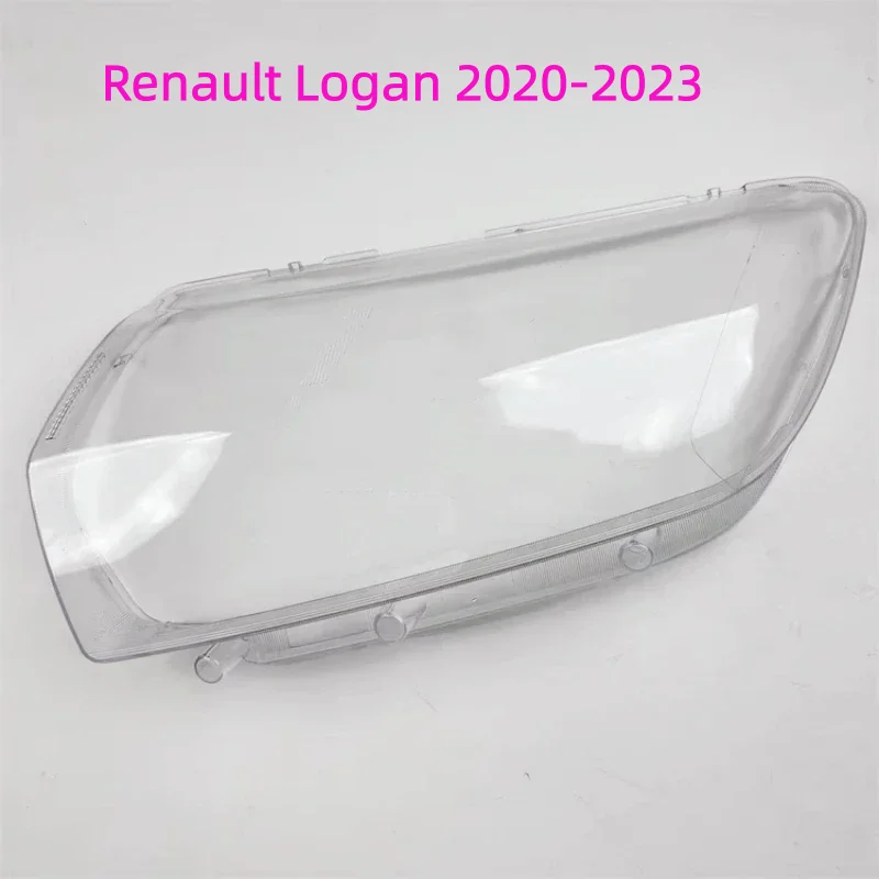 For Renault Logan 2020 2021 2022 2023 Car Headlight Shell Headlamp Cover Replace Lamp Shade Headlamp Lens Glass