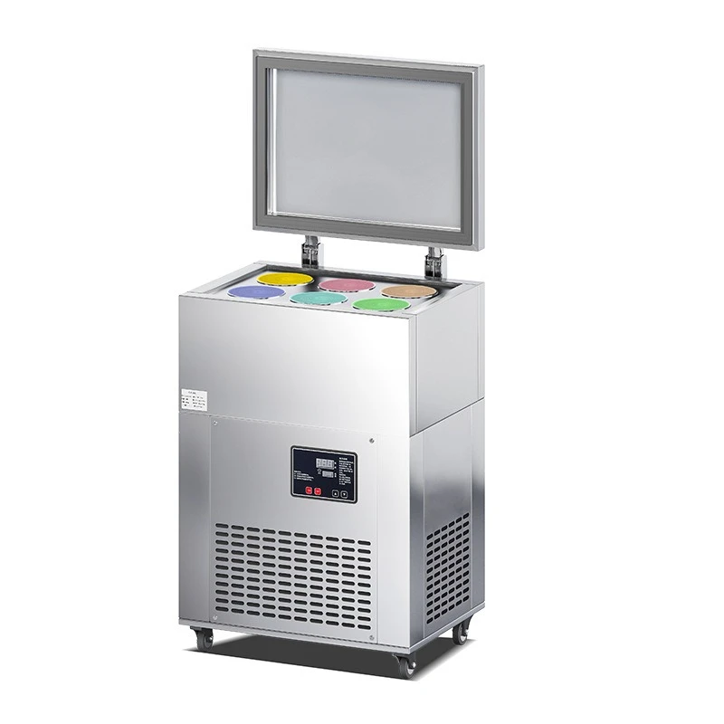 Six buckets eight buckets dessert snowflake ice machine, ice machine