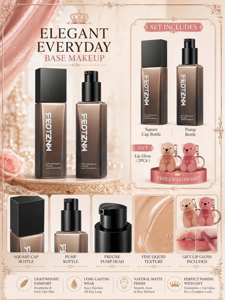 Soft Matte Foundation & Lip Gloss Set — product detail 10