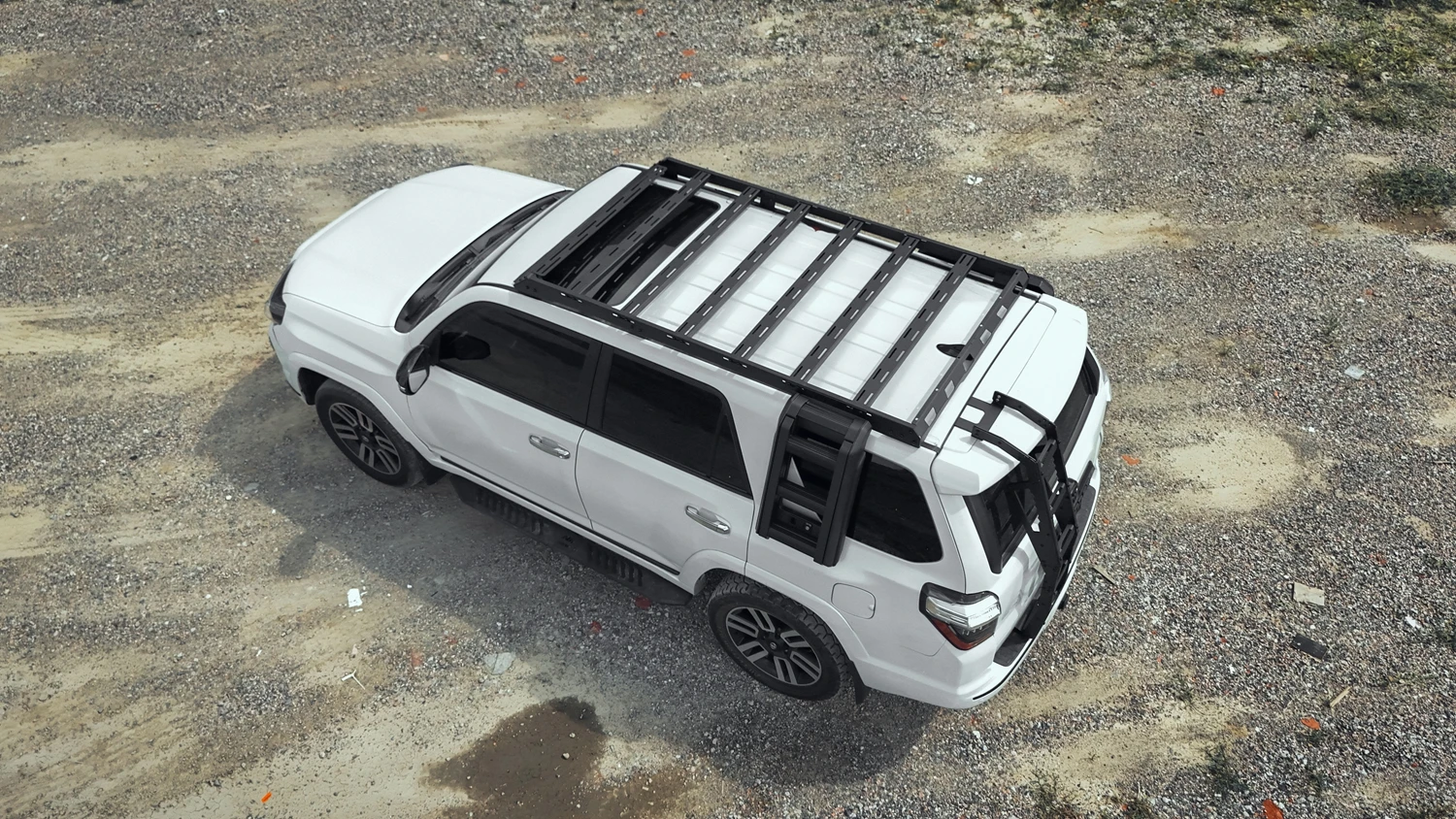 Hot Sale Kit Car Roof Rack Roof Platform Car Carrier Side Ladder Storage Box Side Toolboard Side Step for Toyota 4Runner
